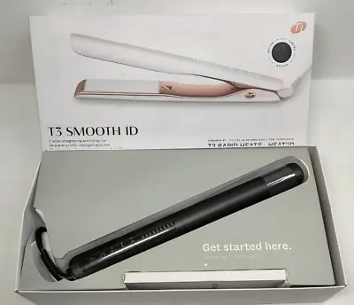 T3 Smooth ID 1” Smart Flat Iron With Touch Interface - Graphite • $115