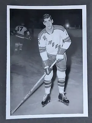 Vintage 1964 New York Rangers Glossy Photo Marc Dufour • $10