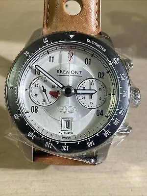Bremont C-TYPE-SS-R-S Stainless Steel 43mm Chronometer Leather Strap. RRP £5695 • £4350