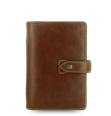 1 Filofax Personal Size Malden Organiser Planner Diary Book Ochre Leather 025808 • $147.53
