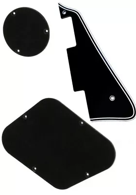 Black Pickguard Backplate And Toggle Switch Plate For Gibson Les Paul Guitar • $7.90