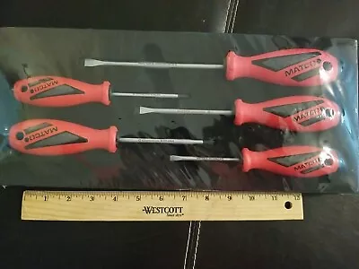 Matco Tools Top Torque II 5pc Premium Red Screwdriver Set S.s.p.c.r.5.c.a  • $90