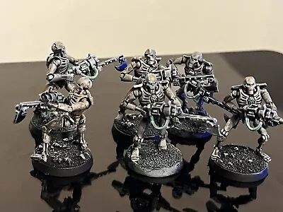 5 Necrons Warhammer 40k Miniatures Painted • £7