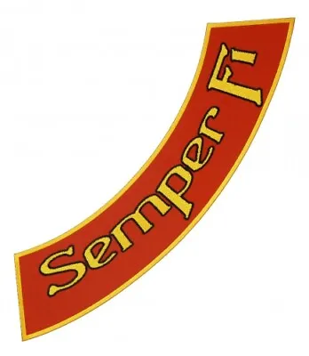 Semper Fi U.S. Marines Rocker Patch Military Patches • $11.99