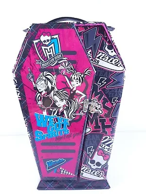 Monster High All Stars Coffin Accessory Makeup Storage Carrying Case 14  Mattel • $10.86