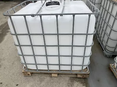 1000 LITRE IBC LIQUID STORAGE CONTAINER TANK. Including Postage To Mainland Uk • £100