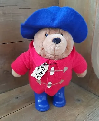 Paddington Bear Plush Toy With Wellie Boots & Label 2004 • £12