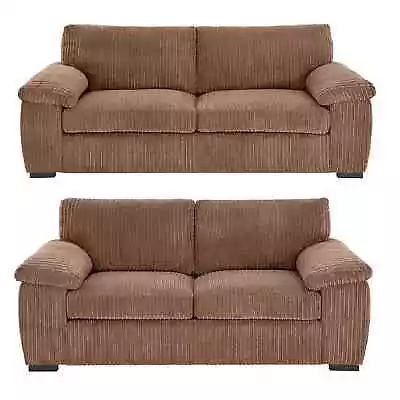 Amalfi Dino  Jumbo Cord  3 And 2 Seater Formal Back Sofa Armchair Swivel Chair • £349.99