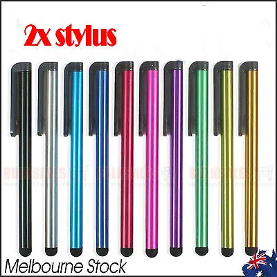 2x Capacitive Touch Screen Stylus Pen For IPhone IPad IPod Samsung Sony Tablet • £1.61