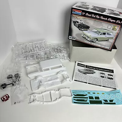 Monogram 1/25 Scale '57 Ford Del Rio Ranch Wagon Police  2in1  Kit #85-4193 • $27.50