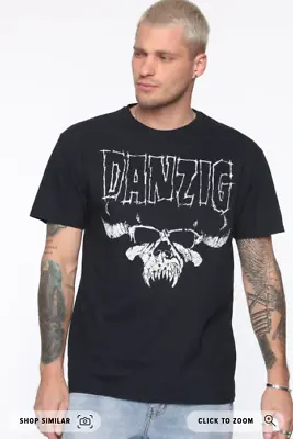 Men's Danzig Tee Small Misfits Black • £37.22