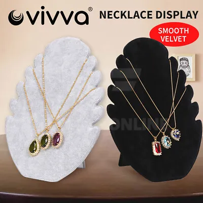 $12.99 • Buy VIVVA Necklace Earring Display Stand Board Jewelry Display Holder Rack Velvet