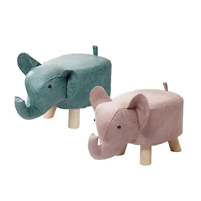 Elephant Bench Children's Wooden Stool Changing Storage Shoes Portable Wooden • £25.80