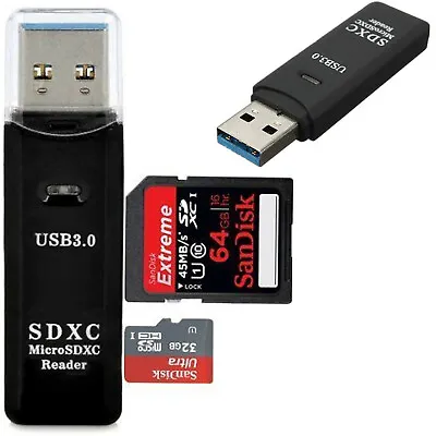 £3.75 • Buy Usb 3.0 High Speed Sd Memory Card Reader Sdhc Sdxc Mmc Micro Mobile T-flash