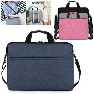 £11.99 • Buy 15.6 Inch Laptop PC Waterproof Shoulder Bag Carrying Soft Notebook Case Cover UK