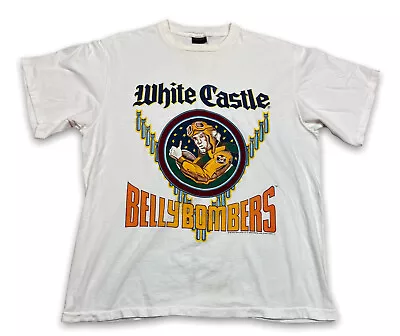 Vtg White Castle Belly Bombers Changes Aviator Promo T-Shirt XL  Single Stitch • $49.99