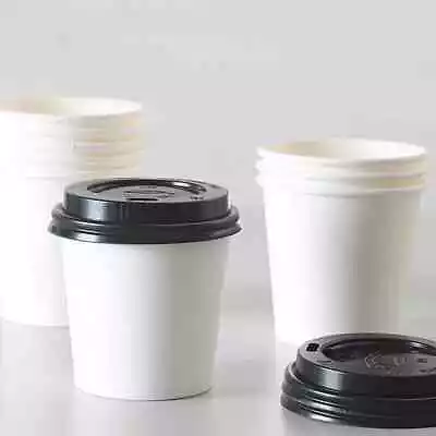 4oz 120ml White Disposable Coffee Espresso Paper Cup Shot Expresso Single Wall • $16.50