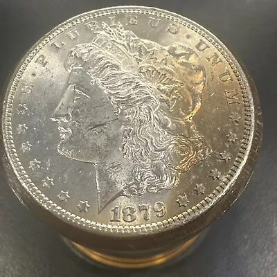 CHOICE TO NEAR GEM | 1879-S Morgan Dollar BU Roll Of 20 S$1 Coins | Original • $1548.47