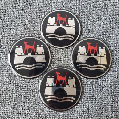 $12.86 • Buy 65mm WOLFSBURG Emblem Logo Car Wheel Center Hub Cap Badge Decal Sticker 4pcs