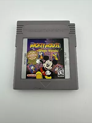 Disney Mickey Mouse Magic Wands Nintendo GameBoy Tested + Working & Authentic! • $9