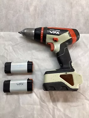 Black & Decker VPX Drill VPX1212 With Two 7 Volt VPX Batteries VPX0111 TESTED • $70