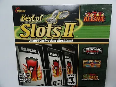 Masque Best Of Slots II (Windows/Mac 2004) Jewel Case PC GAME NEW SEALED • $39.97