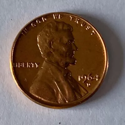 1964 D Lincoln Memorial Penny - UNC - Beautiful Red Tone. Combined Shipping. • $0.99