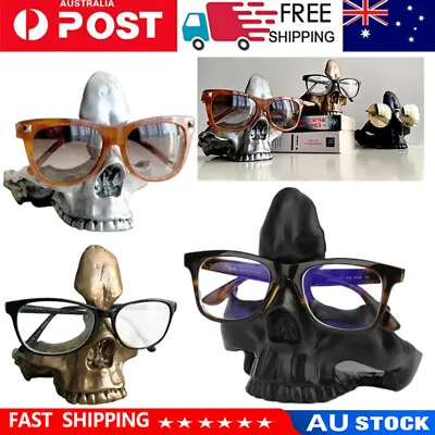 $28.39 • Buy Resin Skull Glasses Display Stand Holder Sunglasses Eyeglasses Stand Show Rack