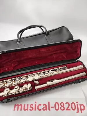 Yamaha Flute YFL-221SII Nickel Silver Musical Instrument Hard Case GAKKI • $387.81