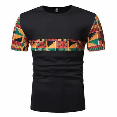 £26 • Buy Men's African Dashiki Print T'shirt -(new)