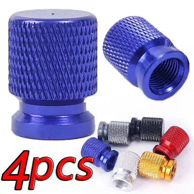 Car Auto Tyre Tire Wheel Rims Stem Air Valve Screws Cap Dust Cover Accessories • $4.06