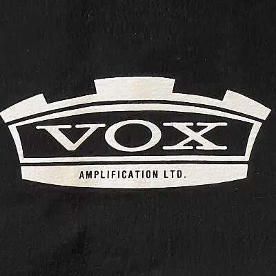 VOX AMPLIFICATION LTD. “Crown Logo” Licensed Guitar T-Shirt. XL (NV) Pre-owned • $24.95