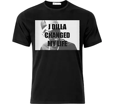 J Dilla Changed My Life Hip Hop T Shirt Black • £18.49