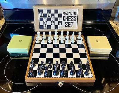 Vintage Folding Magnetic Chess Game Set - Japan • $25