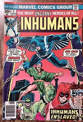 1976 The Uncanny Inhumans #5 June Voices From Galaxy's End Marvel Comics Z4445 • $14.24