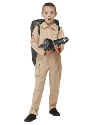Child Official Ghostbusters Movie Halloween Fancy Dress Costume 4-14 Yrs • £22.69