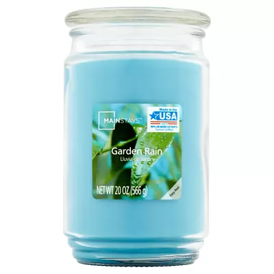 Single Wick Jar Candle Garden Rain 20 Oz • $12.11