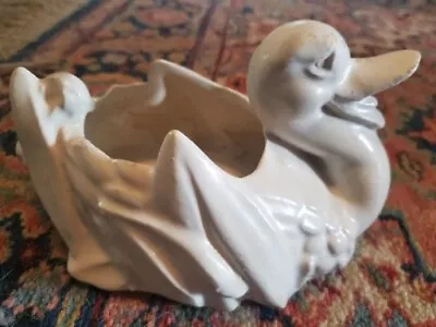 Vintage 1951 McCoy Pottery White Duck Planter Unique Collectible  • $12