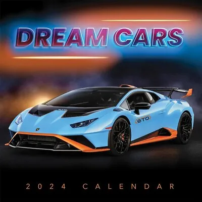 Dream Cars Calendar 2024 - Transport - Month To View • £8.48