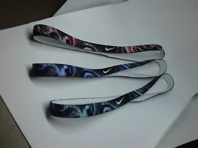 Beautiful Hair Jewelry Sport Headbands Set 3 NIKE 1/2 Inch Wide 17  Long • $14.95