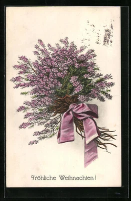 £6.34 • Buy Artist POST H. Christ No. 277: Magnificent Bouquet Of Flowers With Pink Bow, Frö 