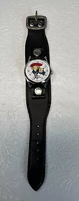 Buster Brown Watch Wind Up Swiss Made Works Children’s Size Vintage • $45