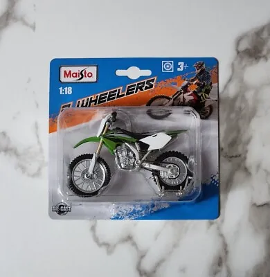 NEW 2008 Kawasaki KXF 250 Model Dirt Bike Collectible 1:18 Motorcycle Motocross  • $18.99