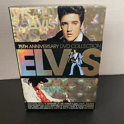 Elvis Presley 75th Anniversary DVD Collection 2010 17-Disc Set -Opened-EUC • $39.99