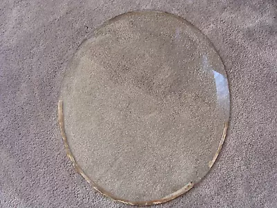 Antique Beveled Plate Glass Oval For Victorian Entry Door 20 X24  Replacement • $74.95