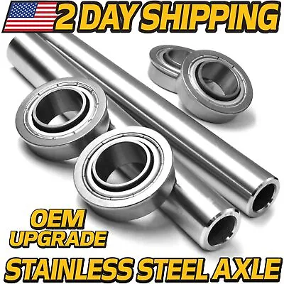 (2 Kits) Stainless Steel Axle & Bearing Upgrade TITAN ZX 4800 5400 6000 (13x5-6) • $49.99