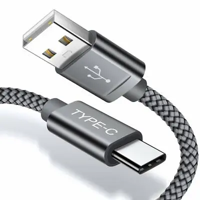 Certified Type C Cable USB C-USB A Charger Nylon Braided Fast Charging Lead • $14.76