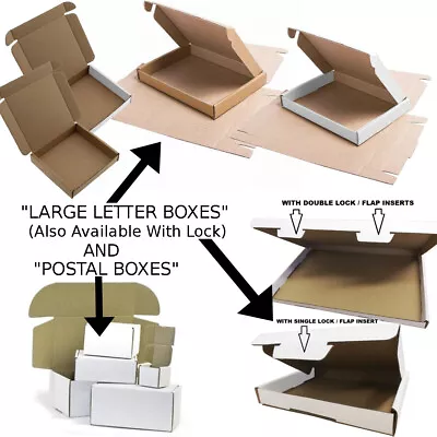 C4 C5 C6 C7 Size Postal Box Royal Mail Large Letter Postal Cardboard Mailing Box • £118.64