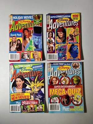 $19.95 • Buy Disney Adventures Magazine Lot Of 4 From 2004 -  Movies Comics