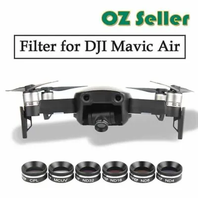 $74.39 • Buy Camera Lens Filter For DJI Mavic Air Professional MCUV+CPL+ND4+ND8+ND16+ND32